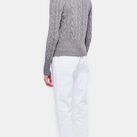 New without tag $251 DEMYLEE “CICELY” oatmeal color sweater, S - Picture 4 of 5